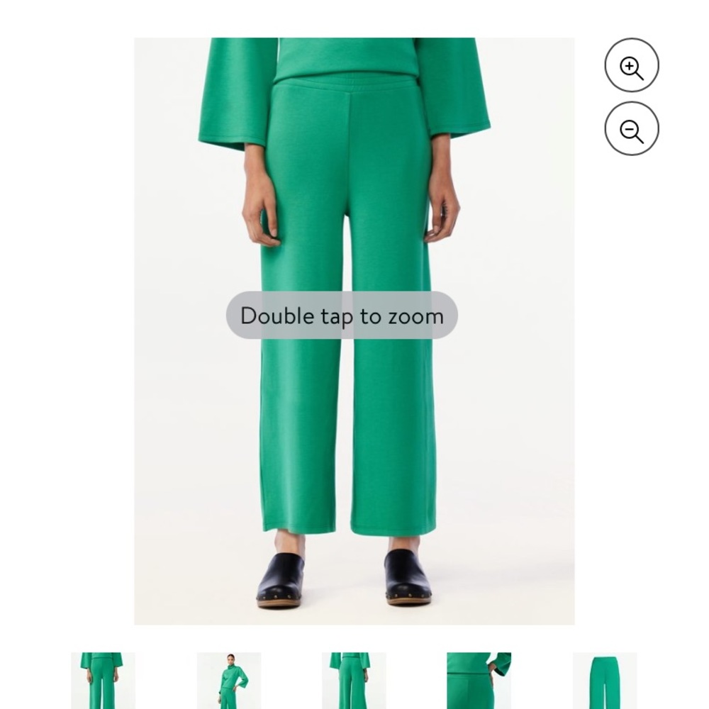 Scoop Women's Cropped Scuba Pants